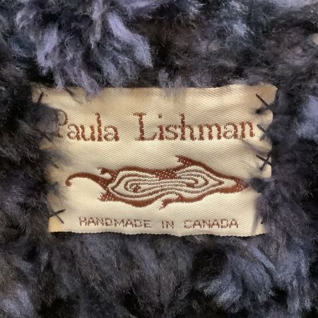   毛皮 コート レディース ビーバーネイビー SIZE M  ブローチボタン付 ネイビー