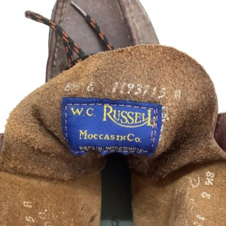  RUSSELL MOCCASIN ラッセルモカシン メンズ ブーツ SIZE 8 1/2 ブラウン