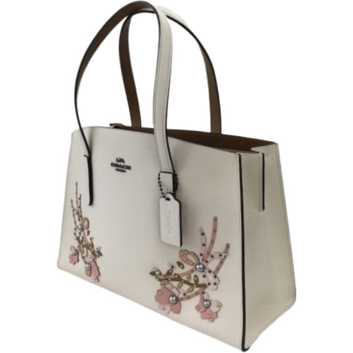COACH コーチ トートバッグ キャリーオール ウィズ フローラル エン