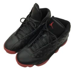 ♪♪ NIKE ナイキ ナイキ スニーカー　AIR JORDAN エアジョーダン 27.5cm 414571-003 ブラック x レッド Bランク