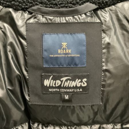  ROARK×WILD THINGS メンズ ダウンジャケット SIZE M RJJ560 ブラック
