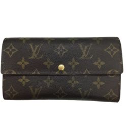 ♪♪ LOUIS VUITTON ルイヴィトン 長財布 モノグラム ポシェット ポルトモネクレディ M61725 Bランク
