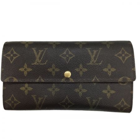  LOUIS VUITTON ルイヴィトン 長財布 モノグラム ポシェット ポルトモネクレディ M61725