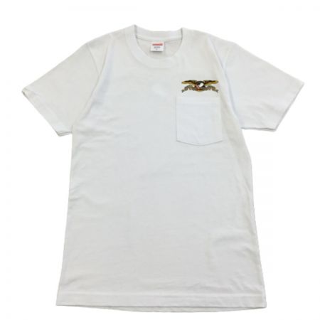  Supreme×ANTI HERO メンズ シュプリーム Tシャツ SIZE S 16SS POCKET TEE ホワイト