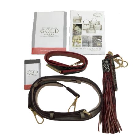 COCOCELUX GOLD ココセリュックスゴールド ハンドバッグ 替えショルダー付 226AF0261 ベージュ