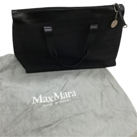  MAX MARA マックスマーラー ハンドバッグ チェック  ブラック