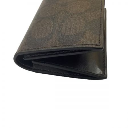  COACH コーチ ケース 名刺入れ シグネチャー ブラウン