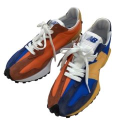 ♪♪ NEW BALANCE ニュー・バランス メンズ スニーカー SIZE 26cm MS327LAA ブルー×オレンジ Sランク