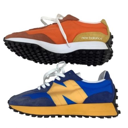  NEW BALANCE ニュー・バランス メンズ スニーカー SIZE 26cm MS327LAA ブルー×オレンジ