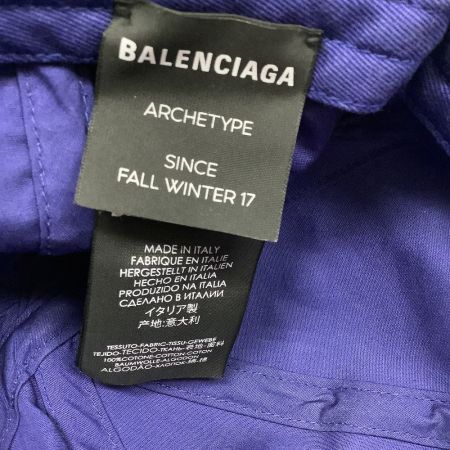 BALENCIAGA バレンシアガ 帽子 キャップ SIZE L59 ブルー