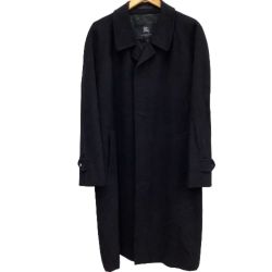 ♪♪ BURBERRY バーバリー メンズ ロングコート  ネイビー Bランク