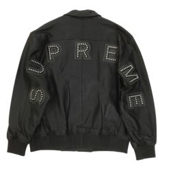 ♪♪ Supreme シュプリーム メンズ レザージャケット SIZE L RN101837 ブラック Aランク