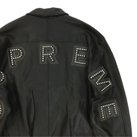  Supreme シュプリーム メンズ レザージャケット SIZE L RN101837 ブラック