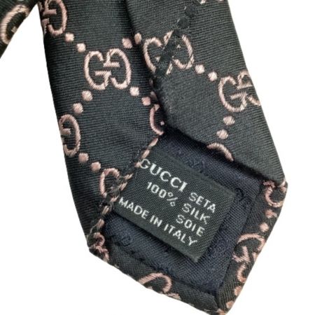  GUCCI グッチ ネクタイ GG柄 ブラック