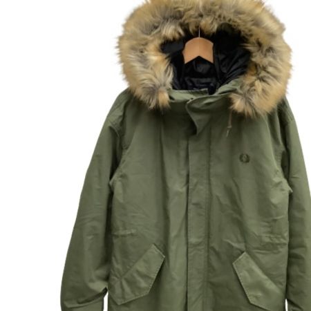  FRED PERRY フレッドペリ メンズ モッズコート SIZE S F2607 カーキ