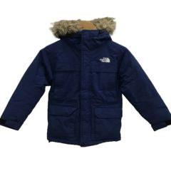 THE NORTH FACE ザノースフェイス キッズ ダウンジャケット SIZE 120 ネイビー Cランク