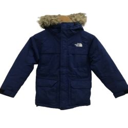 THE NORTH FACE ザノースフェイス キッズ ダウンジャケット SIZE 120 ネイビー Cランク