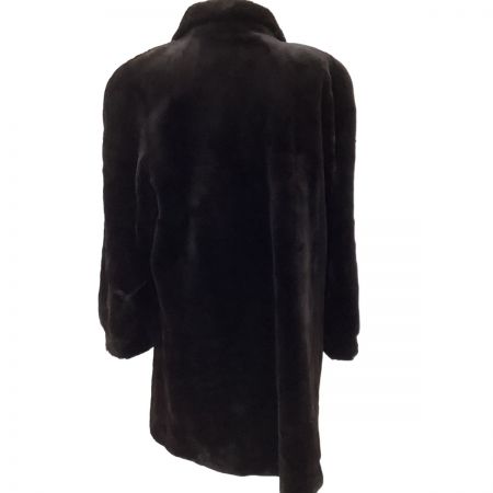  SAGA MINK レディース 毛皮 ロングコート SIZE Free こげ茶