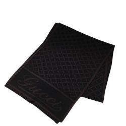 ♪♪ GUCCI グッチ マフラー ブラウン Bランク