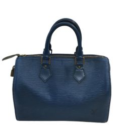 LOUIS VUITTON ルイヴィトン ハンドバッグ エピ スピーディー25 M43015 ブルー Cランク