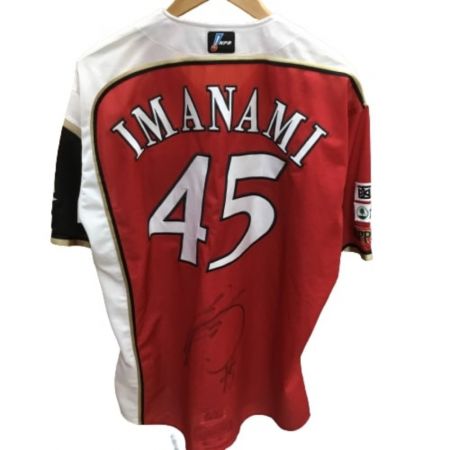  Fighters 今浪 サイン入 日本ハム  今浪選手 実使用ユニフォーム サイン入り レア 希少 レッド