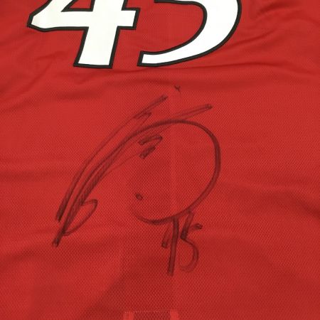 Fighters 今浪 サイン入 日本ハム  今浪選手 実使用ユニフォーム サイン入り レア 希少 レッド