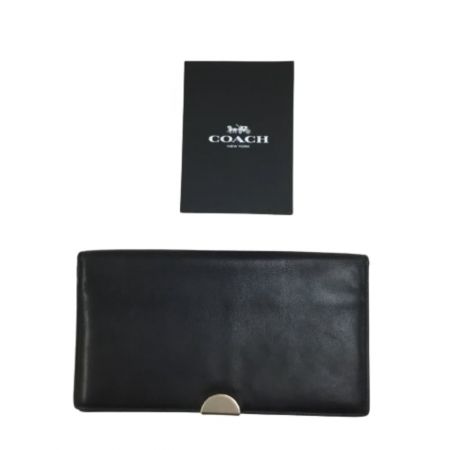  COACH コーチ 長財布 ブラック