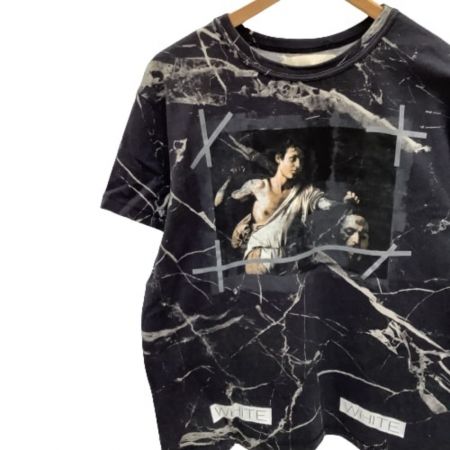 ♪♪OFF WHITE メンズ TシャツS 16SS black marble
