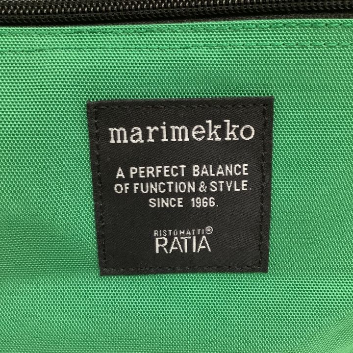 Marimekko マリメッコ リュック グリーン｜中古｜なんでもリサイクルビッグバン