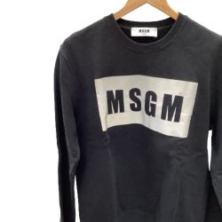 ♪♪ MSGM メンズ トレーナー スウェット SIZE M ブラック Bランク