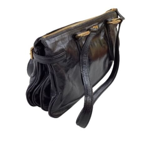  MIU MIU ミュウミュウ ハンドバッグ ショルダーバッグ  ブラック