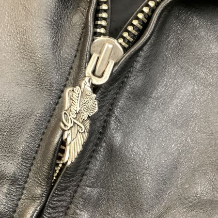  HARLEY-DAVIDSON ハーレーダビッドソン メンズ ライダースジャケット SIZE L ブラック