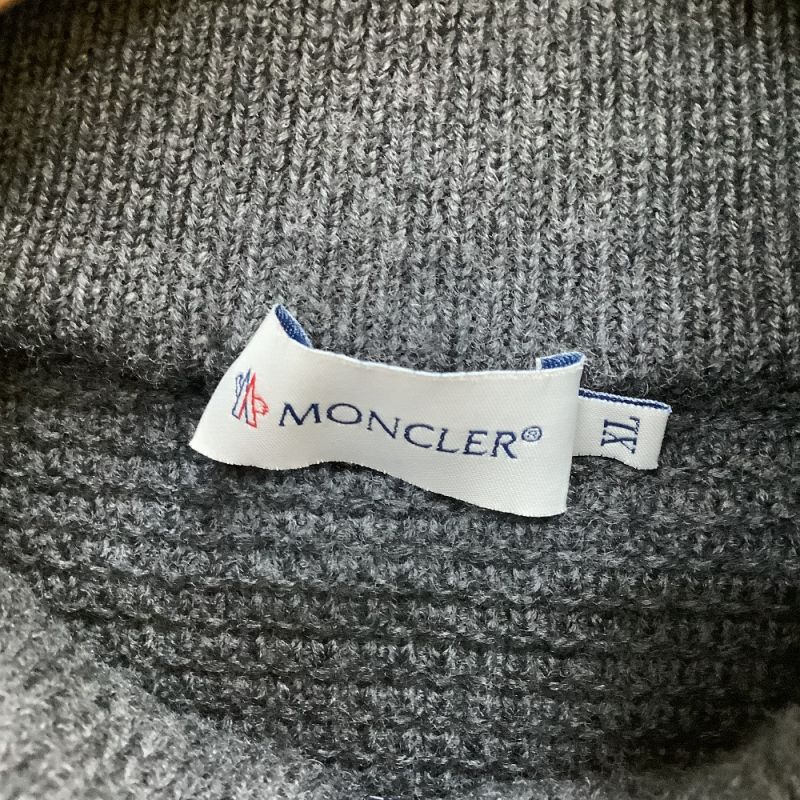 中古】 MONCLER モンクレール メンズ ジャケット SIZE XL グレー