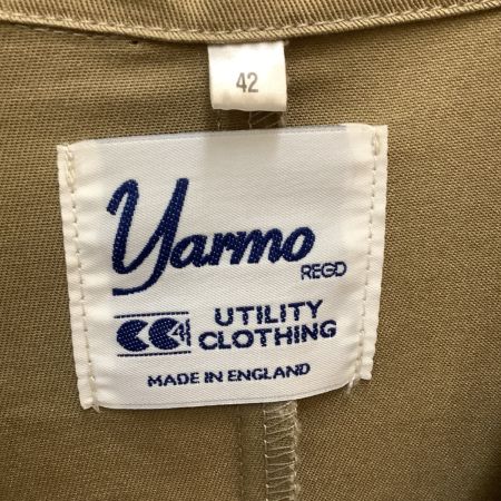 yarmo ヤーモ メンズ チェスターコート SIZE 42 YAR-17SS 02 ベージュ