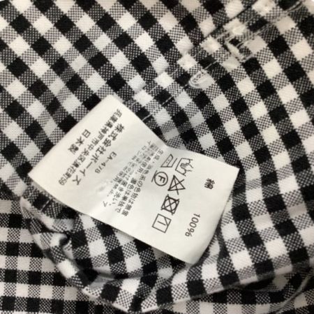 DANTON ダントン レディース カットソー SIZE 36 チェック ブラック