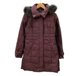 ♪♪ BURBERRY LONDON バーバリーロンドン レディース ダウンコート SIZE 38 ワインレッド Bランク