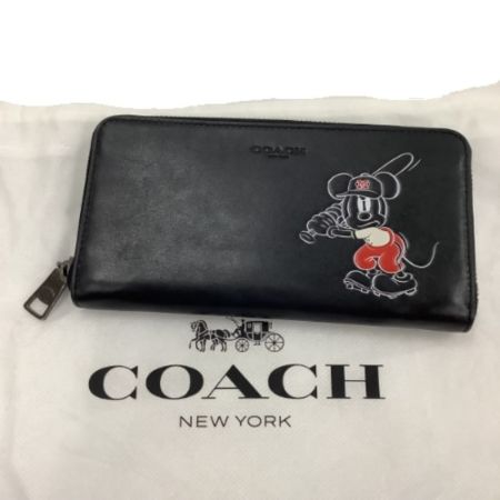 COACH コーチ ミッキーコラボ 長財布 3222