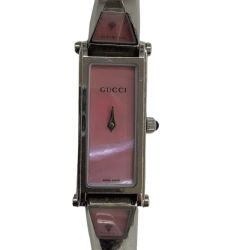 ♪♪ GUCCI グッチ 腕時計 クォーツ式 ピンクシェル 1500L Bランク