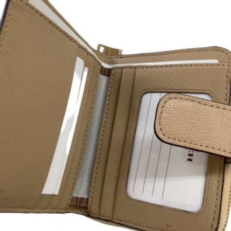 COACH コーチ レディース ２つ折り財布 ベージュ