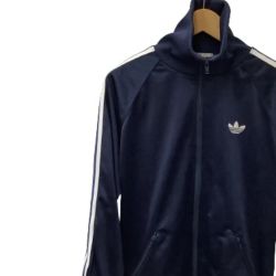 ♪♪ adidas アディダス メンズ VINTAGE 希少 ジャージ SIZE M ネイビー Bランク