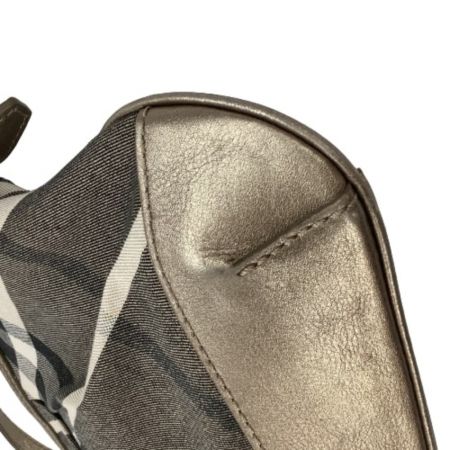  BURBERRY バーバリー ショルダーバッグ  ゴールド