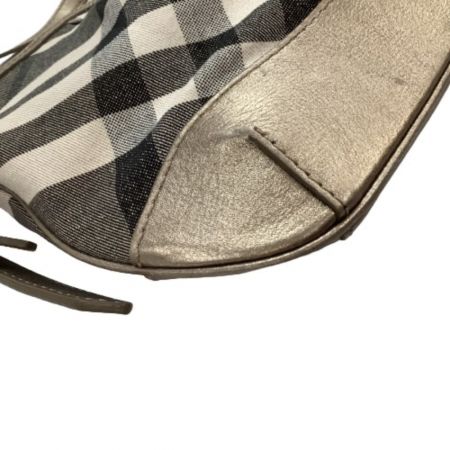  BURBERRY バーバリー ショルダーバッグ  ゴールド