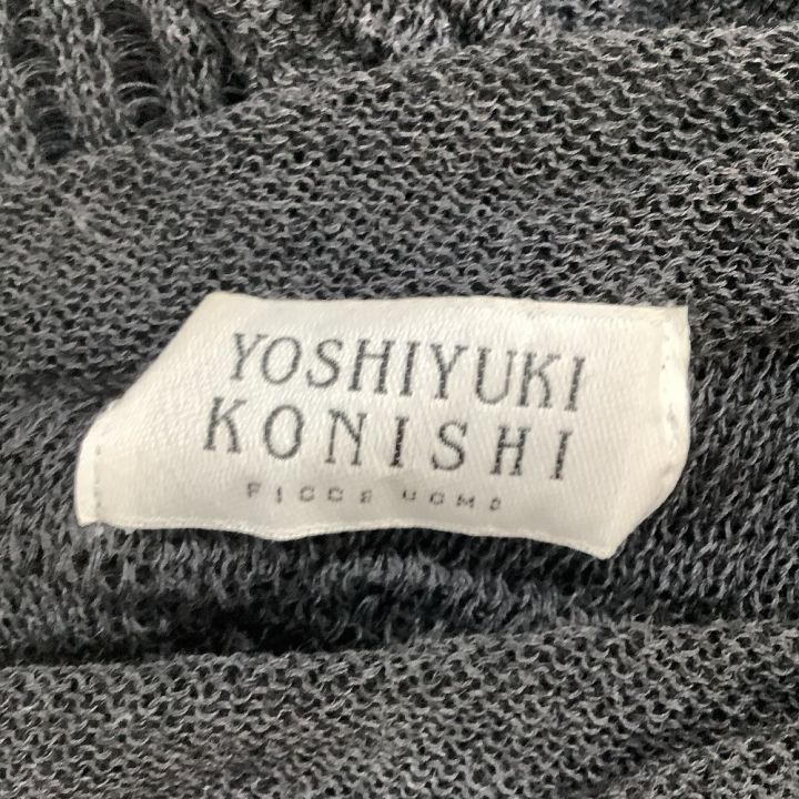 YOSHIYUKI KONISHI ニット FICCE フィッチェ グレー｜中古