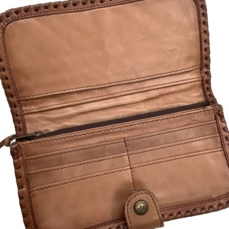  IBIZA イビサ 長財布 レザー ブラウン