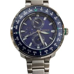 ♪♪ WIRED 腕時計 クォーツ式 　クロノグラフ VH67-KCC0 Aランク