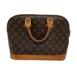 ♪♪ LOUIS VUITTON ルイヴィトン アルマ モノグラム ハンドバッグ FL0010 ブラウン Cランク