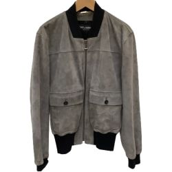 ♪♪ DOLCE & GABBANA ドルチェアンドガッバーナ メンズ ジャケット SIZE 52 グレー Cランク