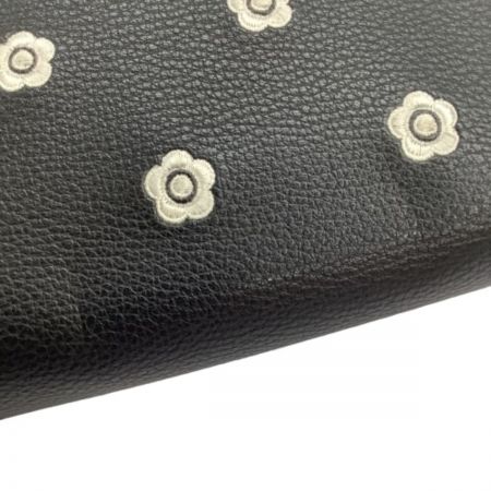  MARY QUANT マリークワント ２つ折り財布  ブラック