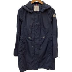 ♪♪ MONCLER モンクレール レディース コート ジャンパー SIZE １ ネイビー Bランク
