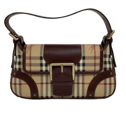 ♪♪ BURBERRY LONDON バーバリーロンドン レディース ハンドバッグ  ベージュ Bランク